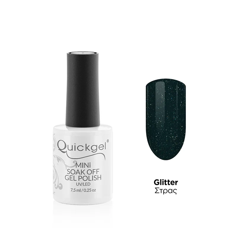 Quickgel No 158G - Xmas Tree Mini - Ημιμόνιμο Βερνίκι 7,5 ml
