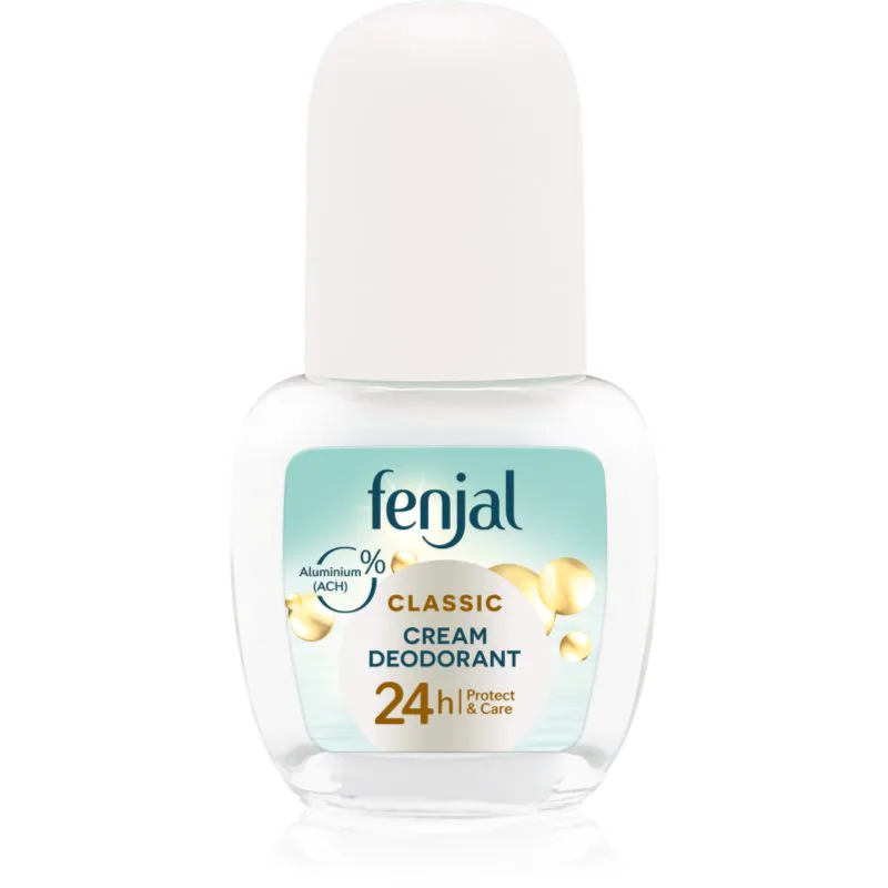 Fenjal Classic αποσμητικό ρολλ-ον χωρίς άλατα αλουμινίου 24 ώρες για γυναίκες 50 ml