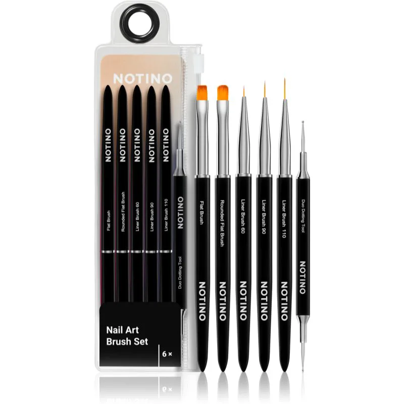 Notino Nail Tools Nail Art Brush Set σετ με πινέλα Για τα νύχια