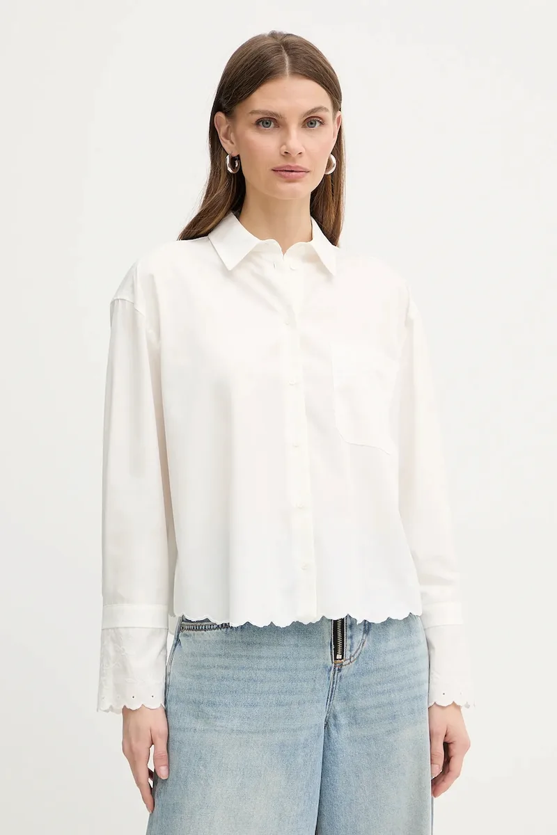 Βαμβακερό πουκάμισο Weekend Max Mara NEUTRO