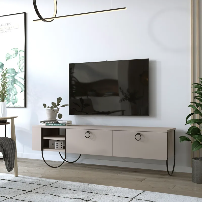 Βάση Τηλεόρασης Norfolk Tv Stand - Light Mocha 776Hms3054 (150x44x36)