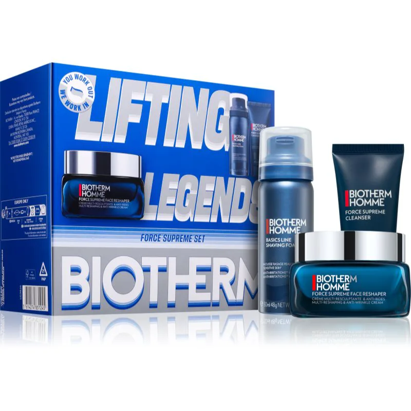 Biotherm Homme Force Supreme Face Reshaper Cream σετ δώρου για άντρες