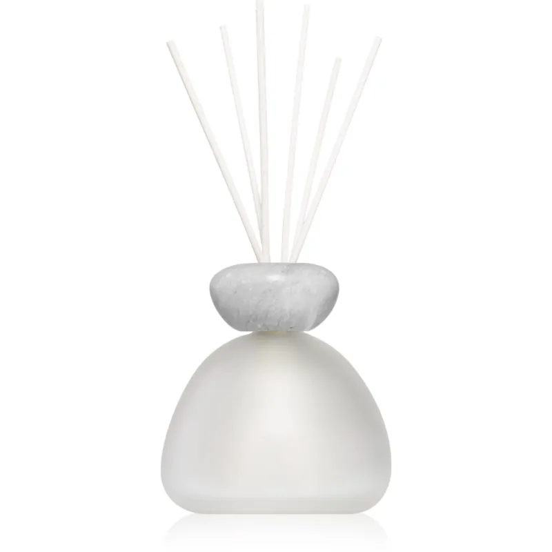 Millefiori Air Design Marble Glass Frosted αρωματικός διαχύτης χωρίς επαναπλήρωση Grey Cap 1 τμχ
