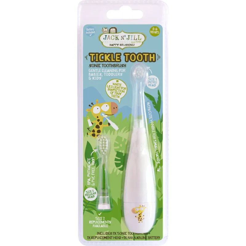 Jack N’ Jill Tickle Tooth ηχητική οδοντόβουρτσα για παιδιά 1 τμχ
