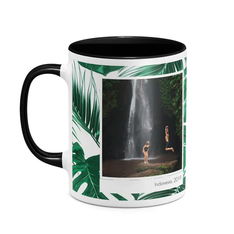 Tropical Plants - Κούπα - Μαύρο - Απλή