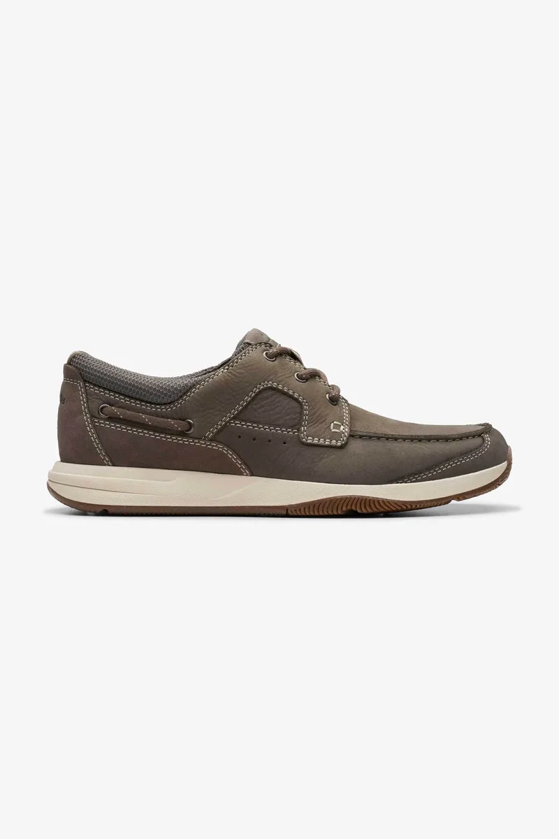 Clarks ανδρικά nubuck sneakers ''Sailview'' - 26176973 Καφέ