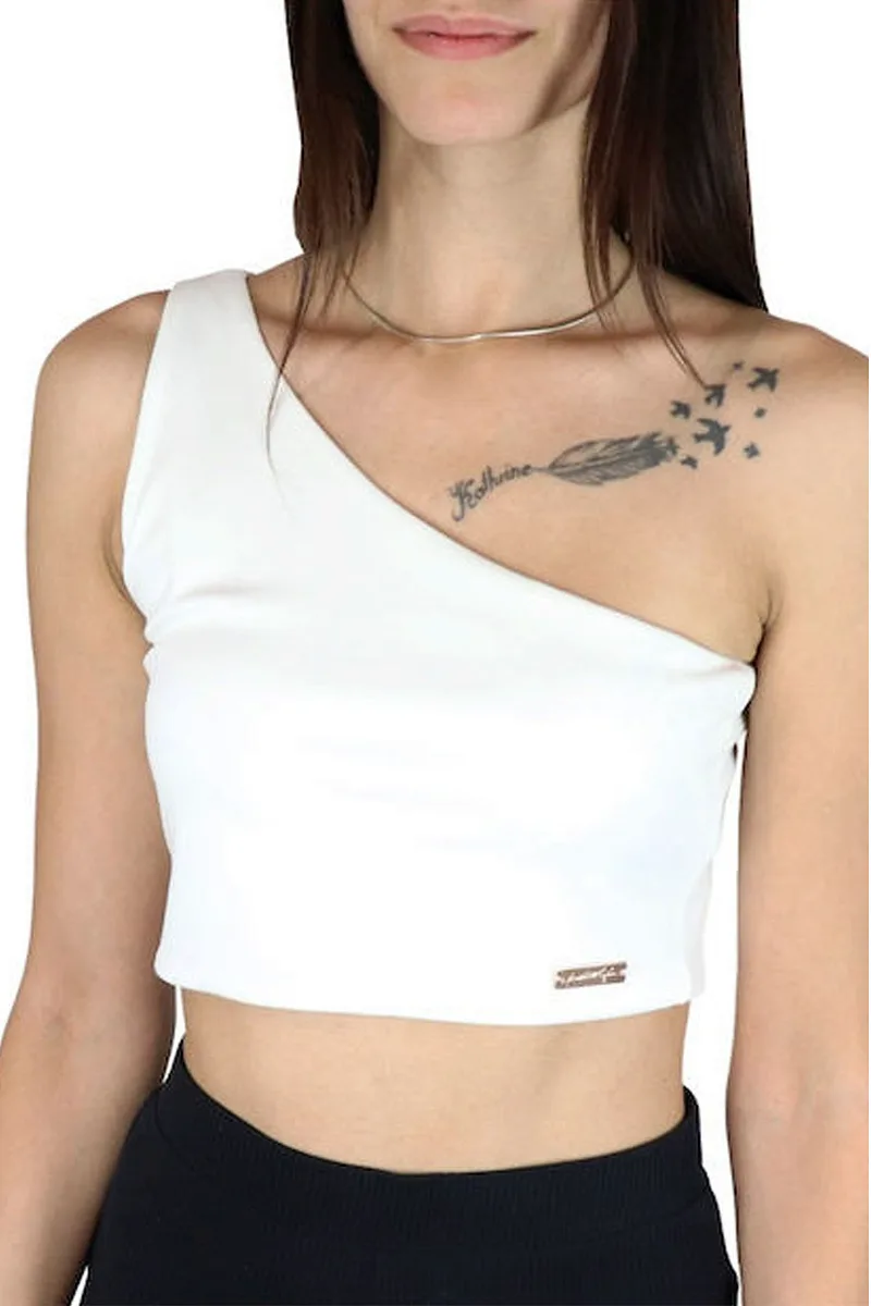 Top Kendal + Kylie One Shoulder Cropped KKW3614015-26 Γυναικείο