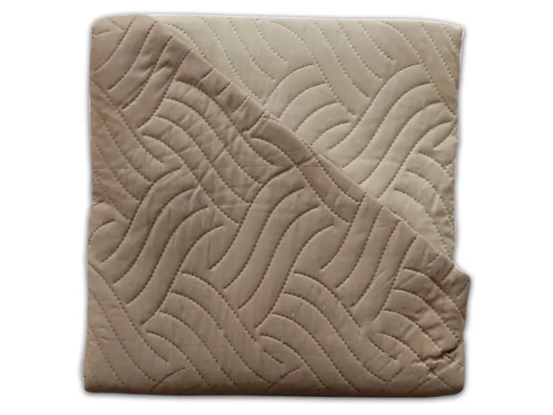 Κουβερλί Υπέρδιπλο Microfiber Διπλής Όψης Κύμα Γαρύφαλλο 240x260 - Καφέ/μπεζ