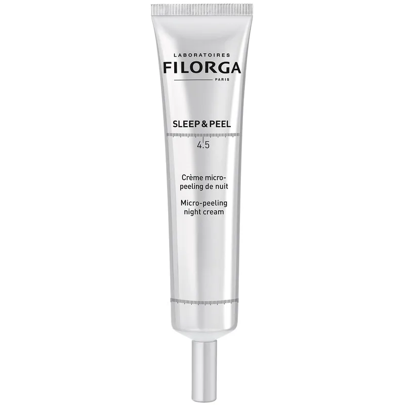 Filorga Sleep & Peel 4.5 Micro Peeling Night Cream Κρέμα Νυκτός για Εντατικό Peeling, Λεπτές Γραμμές, Θαμπή Όψη, Ανομοιόμορφη Υφή Δέρματος 40ml