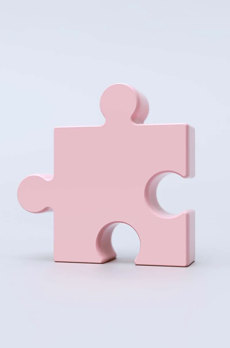 Βάζο Fluid Market Ροζ Puzzle Vase