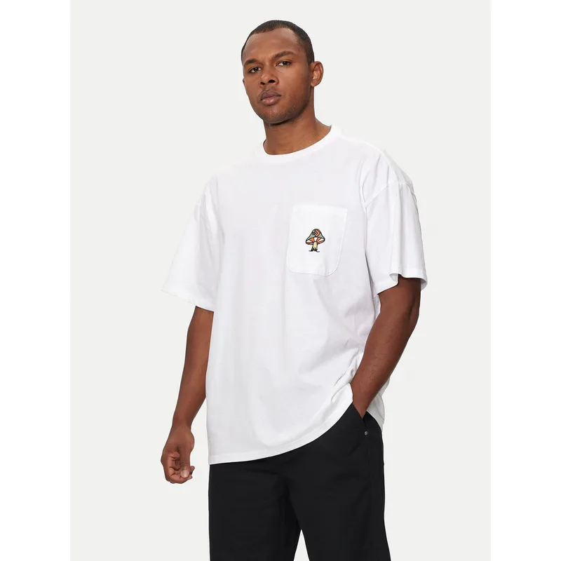 Converse T-Shirt M Mushroom Star Chev Tee 10026445-A02 Λευκό Regular Fit