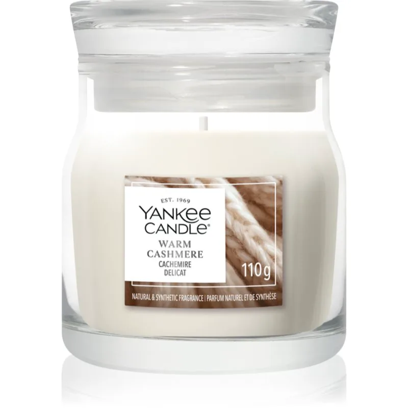 Yankee Candle Warm Cashmere αρωματικό κερί Signature 110 γρ