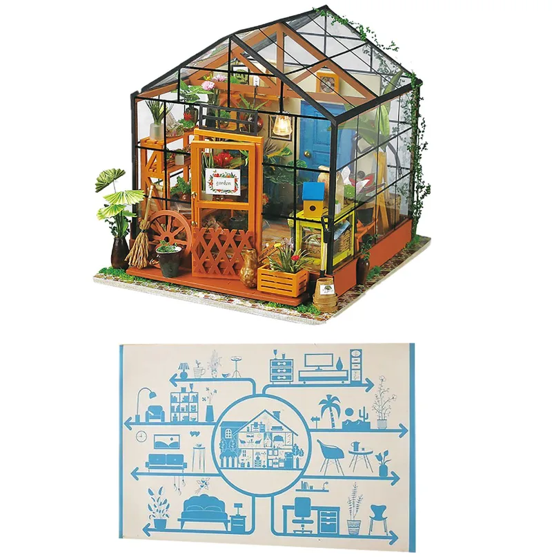 Σπιτάκι Θερμοκήπιο Μπαταρίας 17x17x19εκ. Toy Markt 77-1100 - Toy Markt - 77-1100