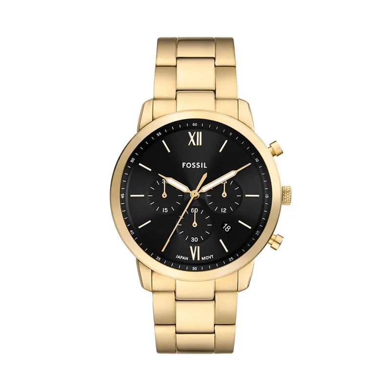 Ρολόι Fossil Neutra Chronograph FS6093 Χρυσό