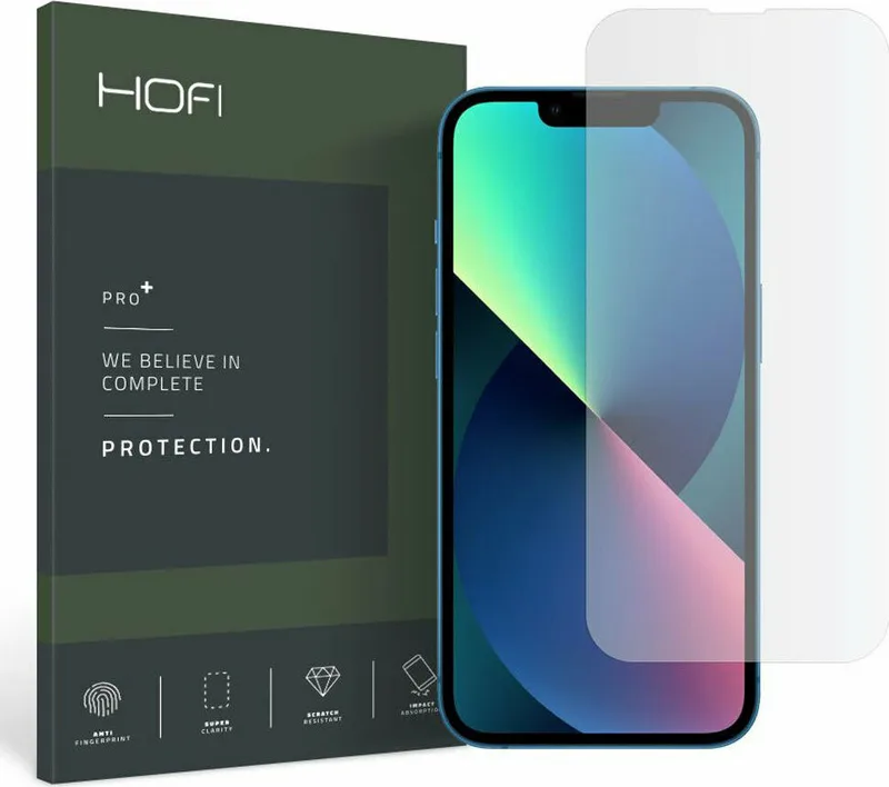 Hofi Premium Pro+ Hybrid Glass - Αντιχαρακτικό Υβριδικό Προστατευτικό Γυαλί Οθόνης - Apple iPhone 17e / 16e / 14 / 13 / 13 Pro (6216990212949)