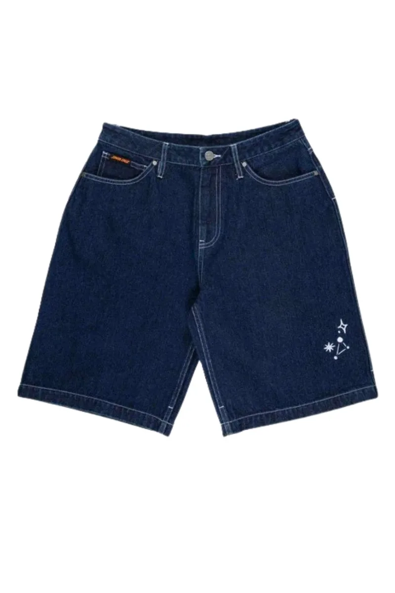 SANTA CRUZ Γυναικείο Split Sun Denim Shorts - Μπλε-SCA-WSH-0442-BLUE