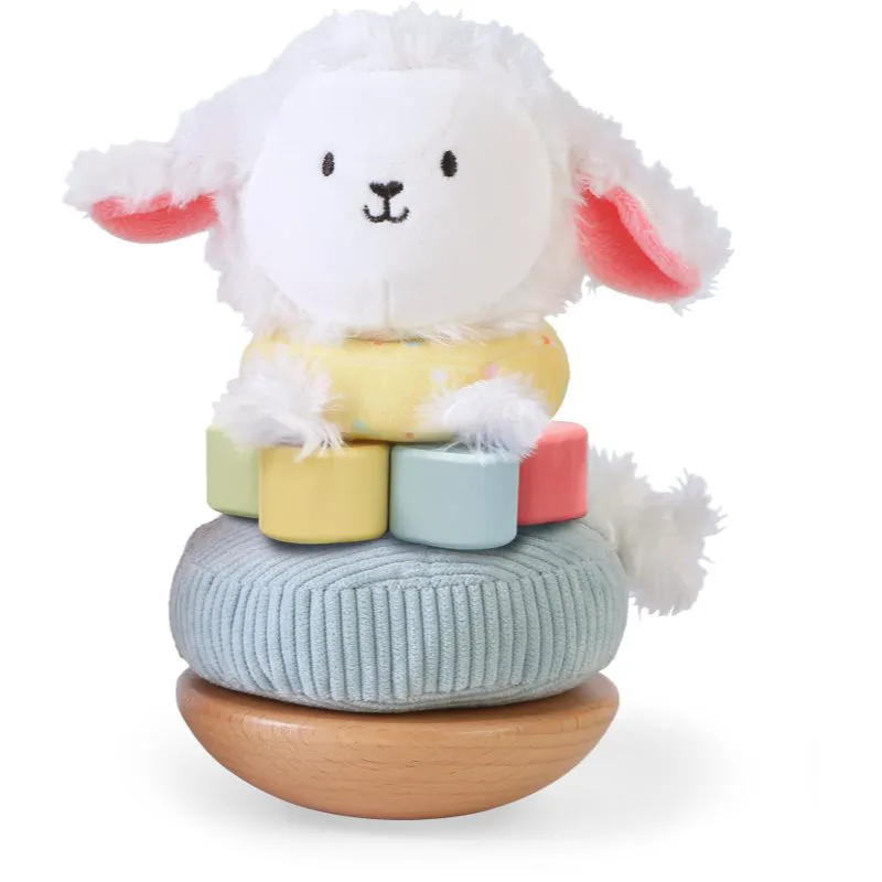 2Kids Toys Stacking Tower Toy Sheep κύλινδροι στοίβαξης 18m+ 5 τμχ