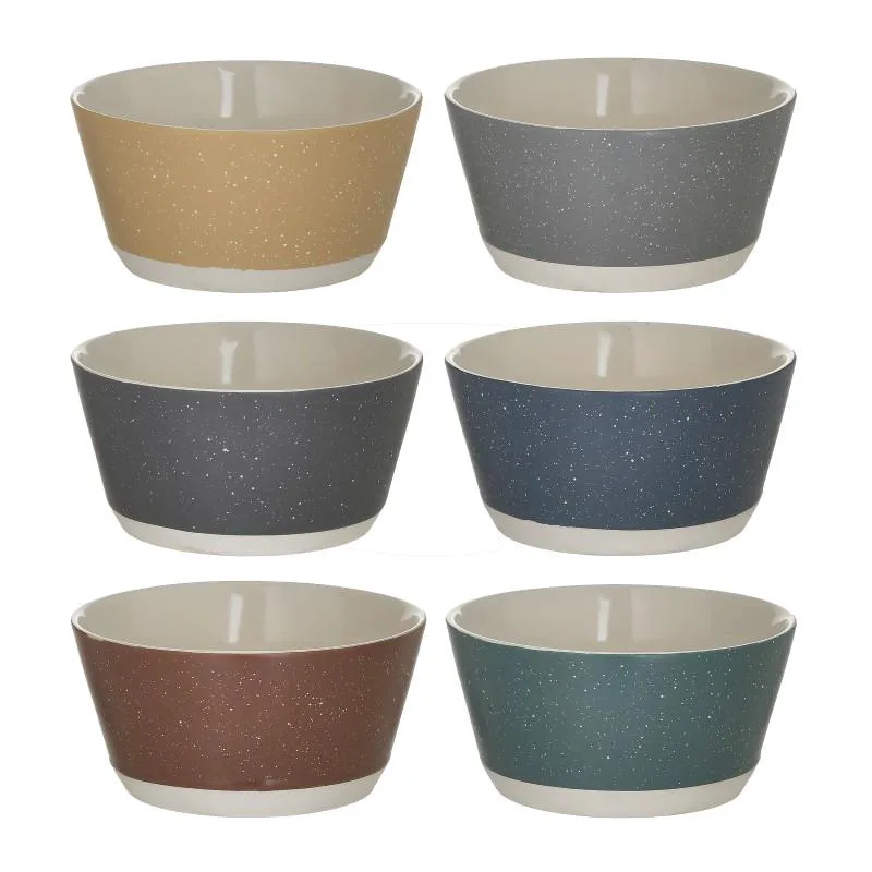Μπωλάκι Σετ 6τμχ Stoneware CLICK 530ml 6-60-560-0144 (Υλικό: Stoneware) - CLICK - 6-60-560-0144