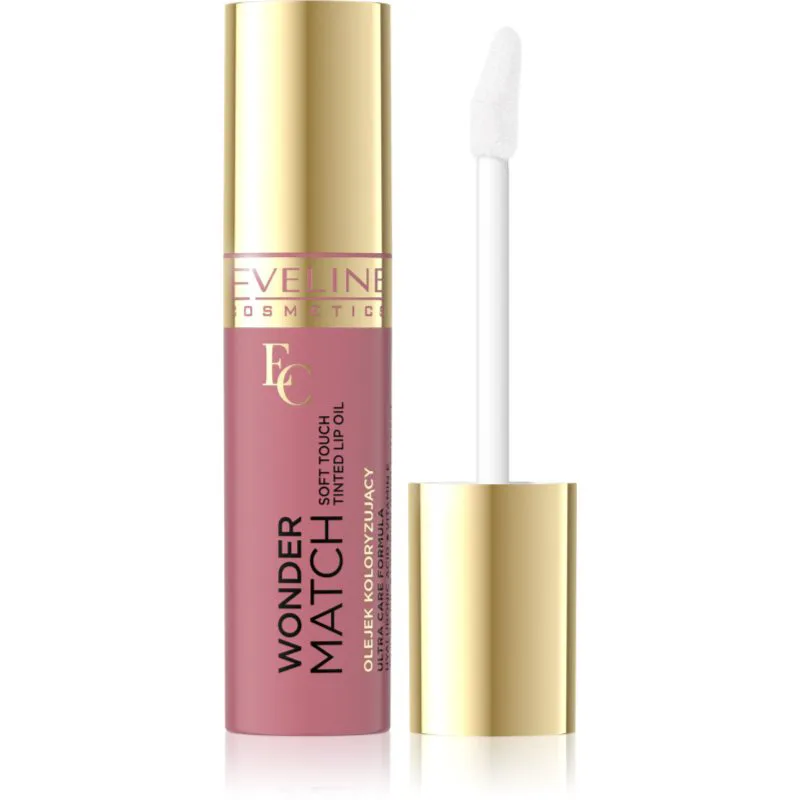 Eveline Cosmetics Wonder Match ενυδατικό λάδι για τα χείλη απόχρωση 03 Strawberry Ice Cream 5 ml