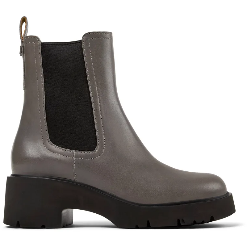 CAMPER Milah - Μπότες Για Γυναικεία - Γκρι, Μέγεθος 41, Smooth leather