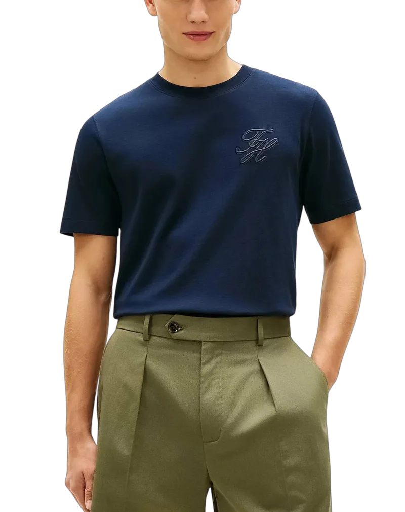 Ανδρικό T-shirt Navy Μπλε Tommy Hilfiger MW0MW42391-DW5