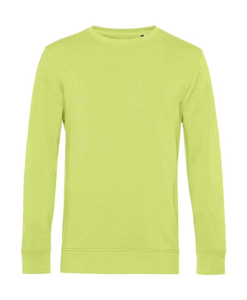 Φούτερ Crewneck WU31B B & C Organic Inspire Lime
