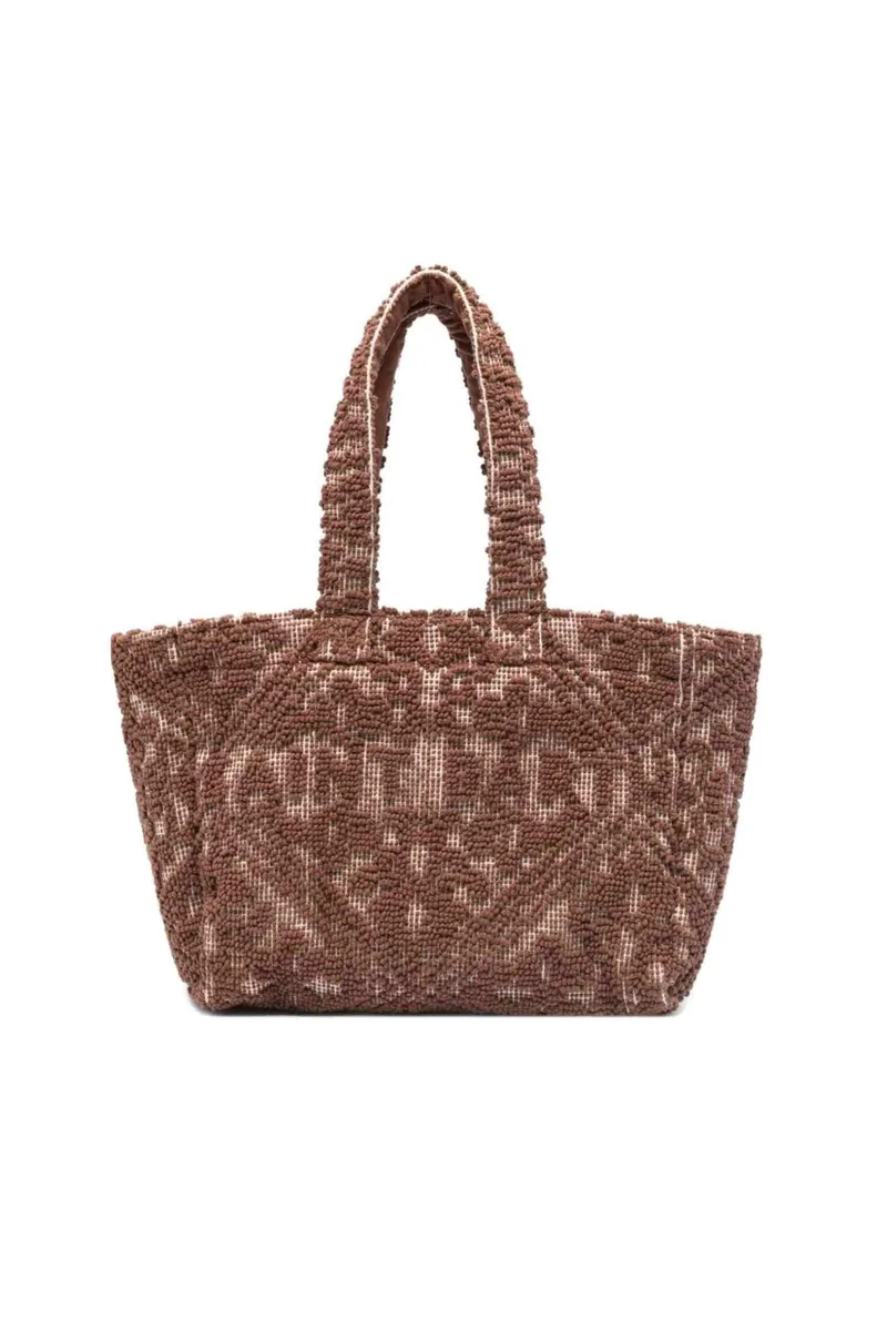 MC2 Saint Barth τσάντα θαλάσσης "Tufting Bag" - TUFB0001-00098L Καφέ
