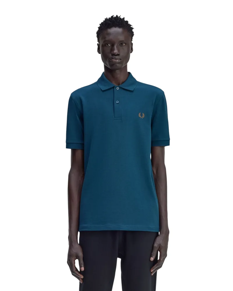 Ανδρικό Polo Plain Fred Perry Shirt M6000-Ζ48 Πετρόλ