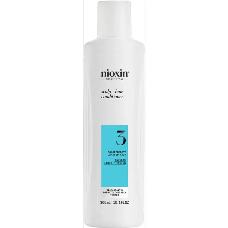 Nioxin Conditioner System 3 Coloured/Dry/Damaged Hair and Moderate Hair Loss 300ml