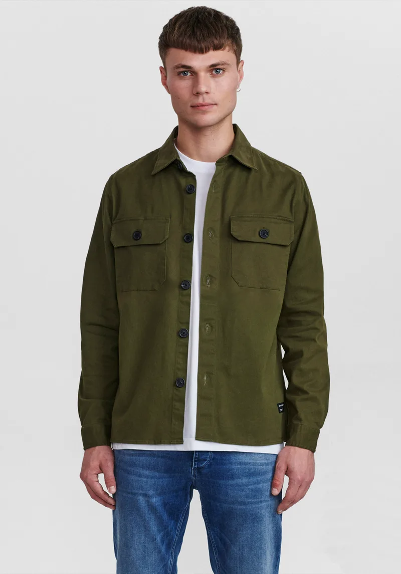 GABBA Overshirt Topper LS - 2200440120 685 Army