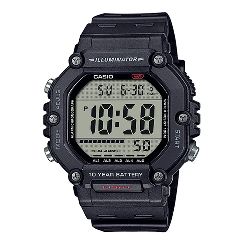 CASIO Digital Rubber Strap AE-1600H-1AVEF