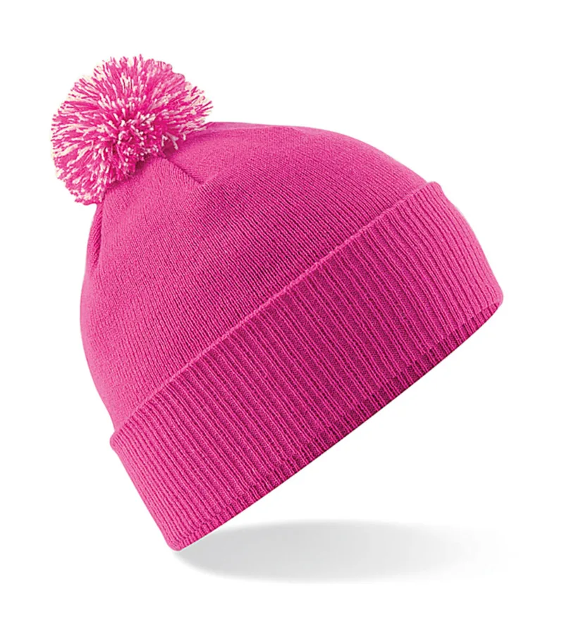 Σκούφος Snowstar B450 Beechfield Fuchsia/Off White