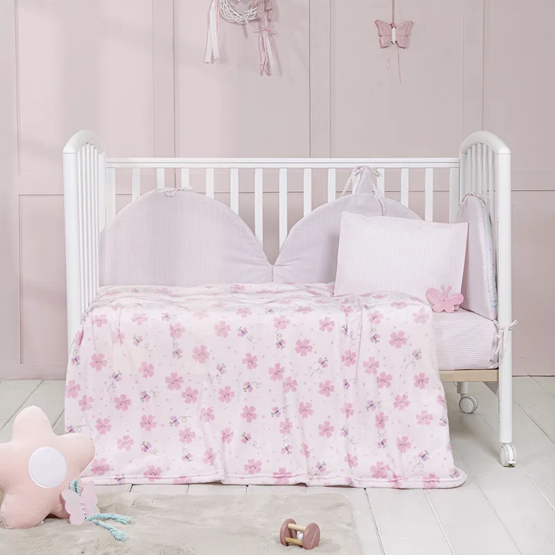 Κουβέρτα Fleece Κούνιας 110X140 Nima Bloomie (110x140)