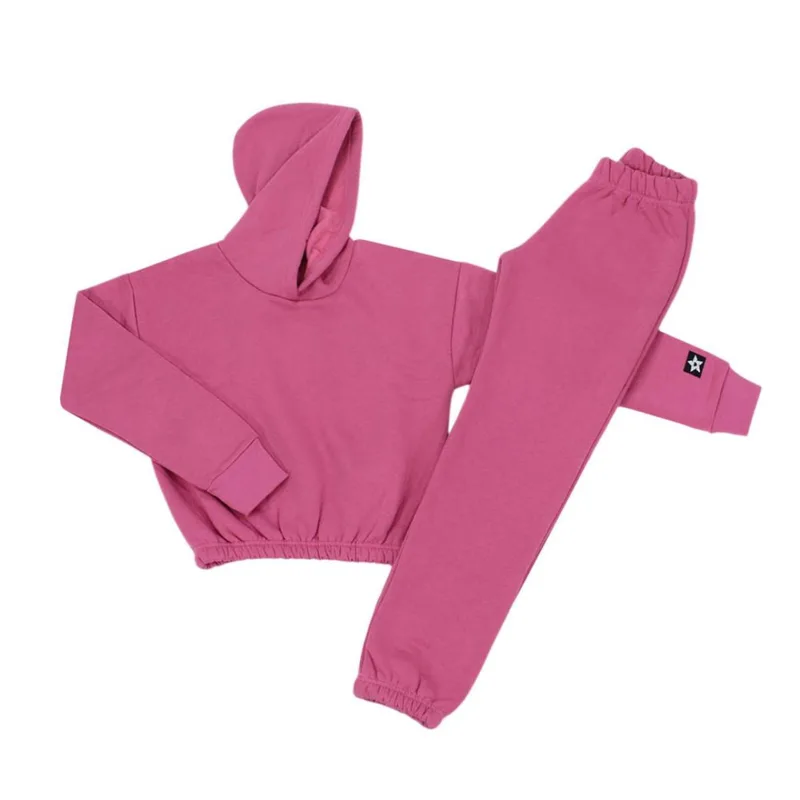 Σετ φόρμα φούτερ κορίτσι Prod-6630249-Pink