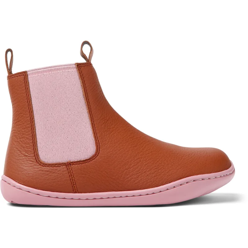 CAMPER Peu - Μπότες Για Κορίτσια - Κόκκινο, Μέγεθος 32, Smooth leather