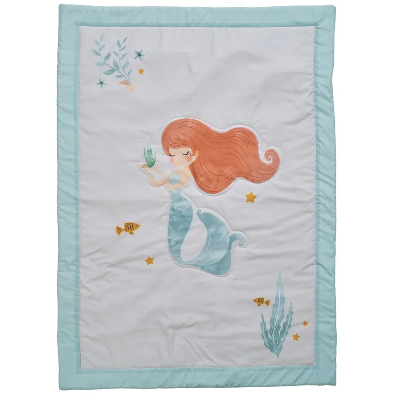 Κουβερλί Das Baby Fun 4876 Λιλά- Μέντα- Ροζ 110x150