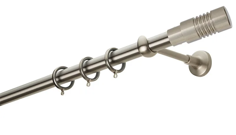Κουρτινόβεργα Zogometal Easy Line E0436 Νίκελ Ματ