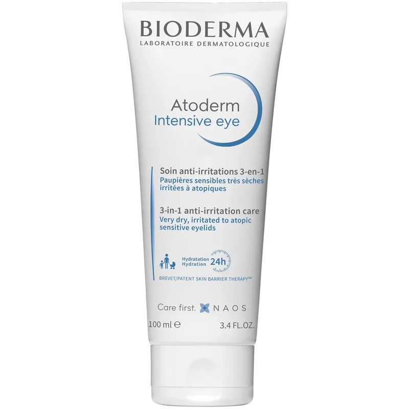 Bioderma Atoderm Intensive Eye Cream 3-in-1 Anti-Irritation Care Καθημερινή Φροντίδα για τα Ερεθισμένα Βλέφαρα 100ml