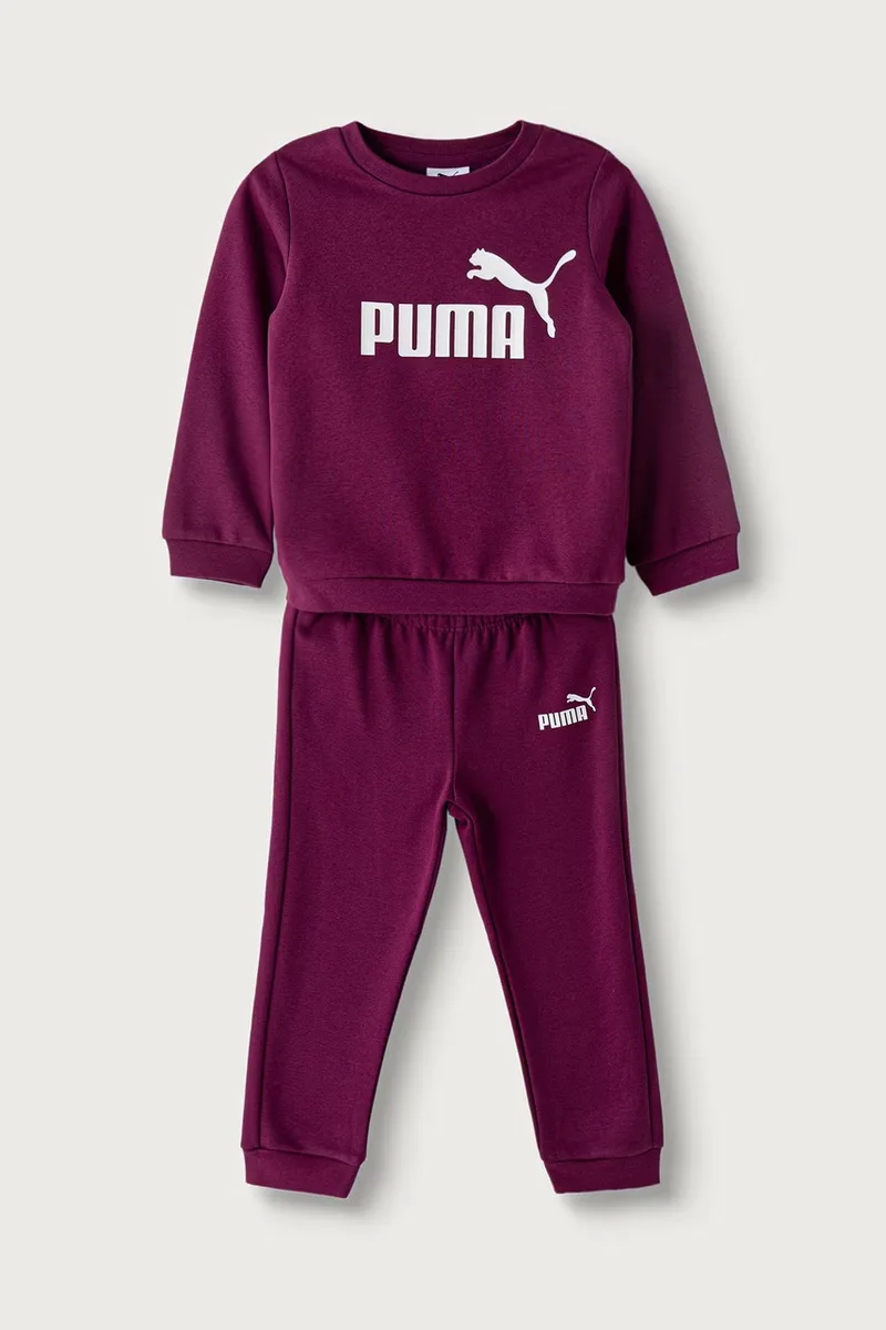 Puma σετ φόρμας παιδικό με βαμβάκι MINICATS ESS Crew Set FL INF