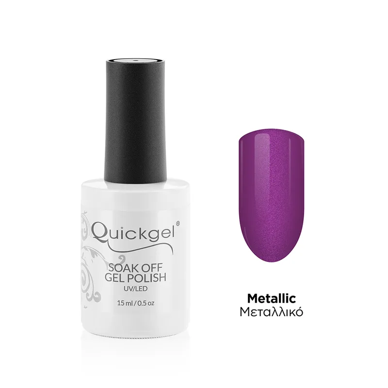 Quickgel No 282 - Berry - Ημιμόνιμο Βερνίκι - 15 ml