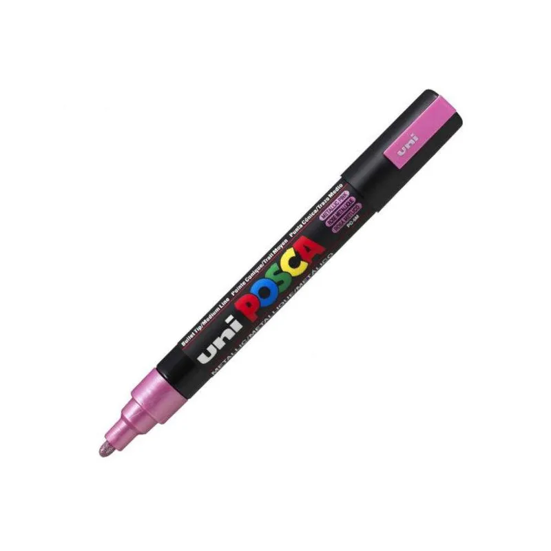 Μαρκαδόρος Posca Medium PC-5M Metallik Ροζ 2.5mm Uni-Ball