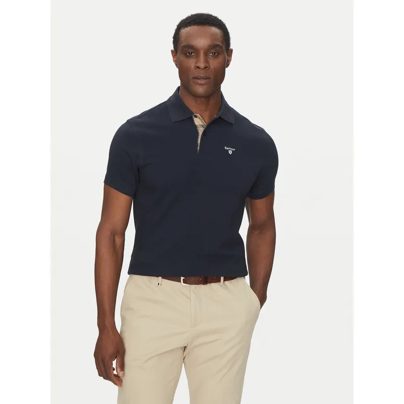 Barbour Polo Tartan MML0012NY31 Σκούρο μπλε Tailored Fit