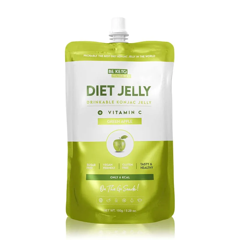 Beketo Diet Jelly γλυκομαννάνης Πράσινο Μήλο Beketo (150g)