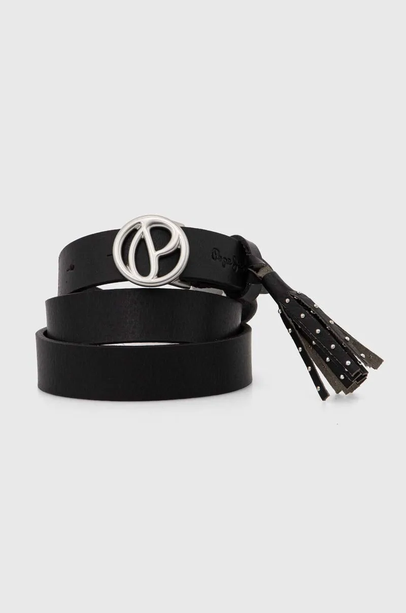 Δερμάτινη ζώνη Pepe Jeans ATHENAS BELT