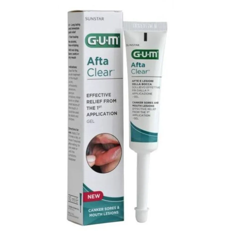 Gum AftaClear Gel Aphthae and oral lesions 10 ml