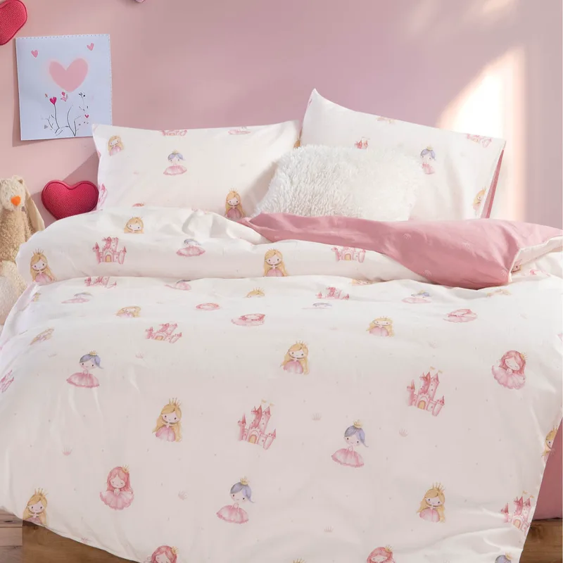 Παπλωματοθήκη Μονή (Σετ 160x240) 2 Όψεων Nef-Nef Homeware Junior Our Princess