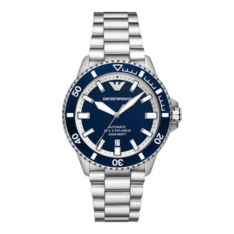 EMPORIO ARMANI Sea Explorer Automatic Stainless Steel Bracelet AR60079