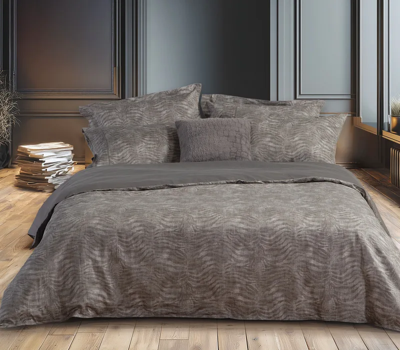 Σετ Σεντόνια Υπέρδιπλα 4 Τεμαχίων Nef-Nef Zesten Grey 240x270