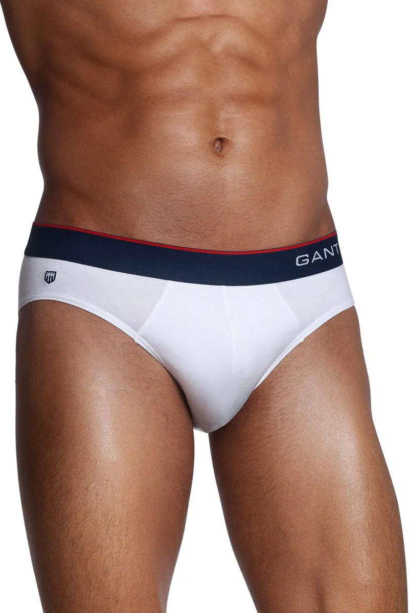 Gant ανδρικό σλιπ ''Hip Briefs'' - 1201 Λευκό