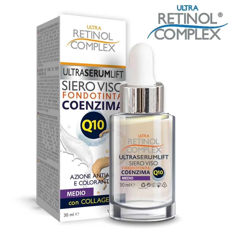 Retinol complex face serum foundation coenzyme q10 medium 30 ml